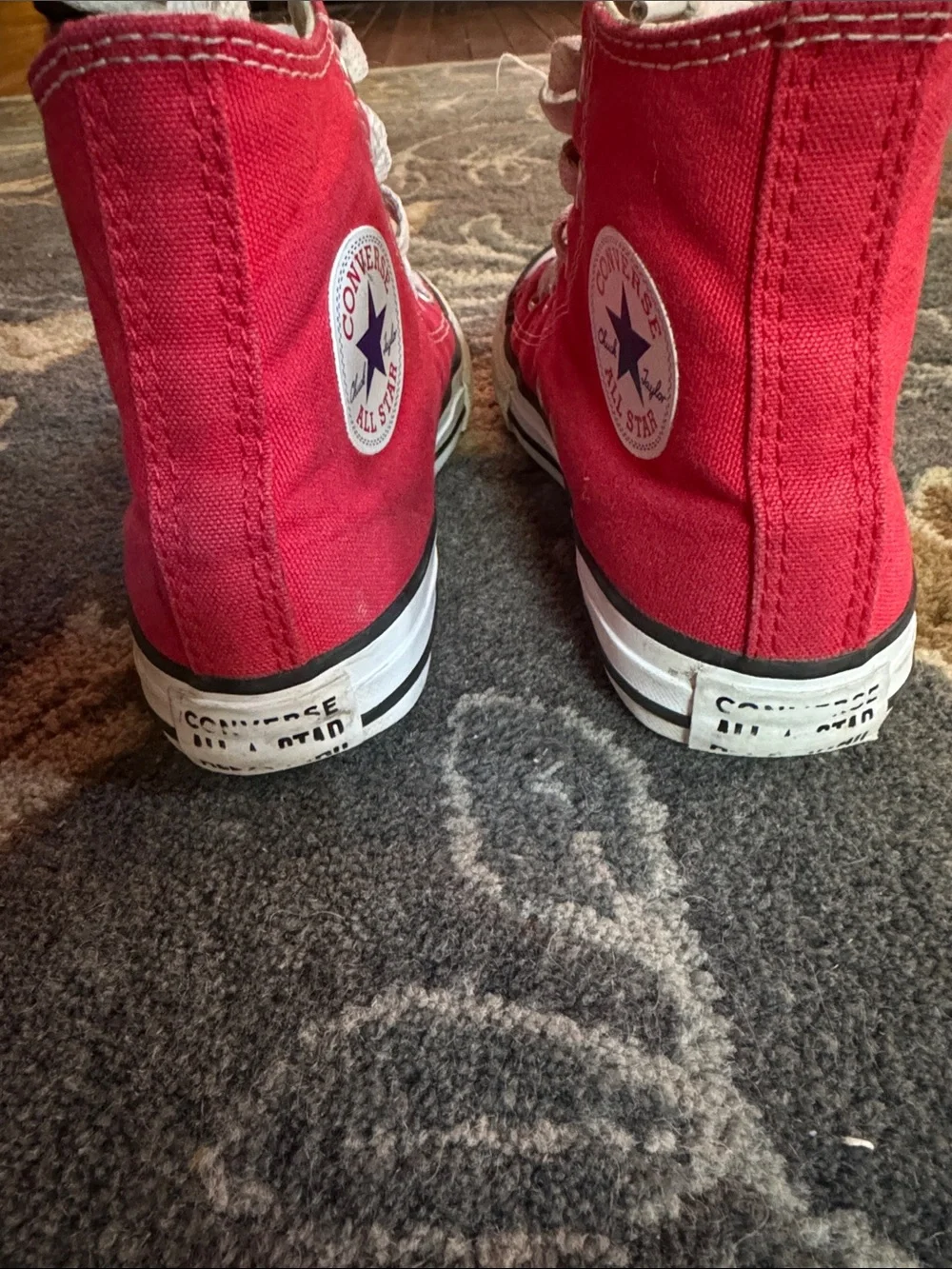 Converse kids red